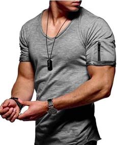 img 4 attached to 👕 Stay Cool and Stylish with Summer Casual T Shirt Sleeve Shirts