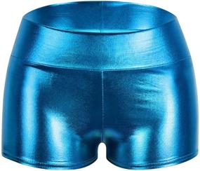 img 1 attached to PrettyGuide Womens Metallic Festival Bottoms Women's Clothing