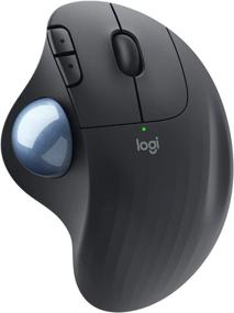 img 4 attached to Logitech ERGO M575 Wireless Trackball Mouse with Easy Thumb Control, Precision Tracking, Ergonomic Comfort Design for Windows/Mac, Bluetooth & USB Connectivity - Graphite