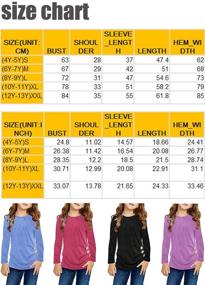 img 1 attached to Eytino Sleeve Shirts Casual Button Girls' Clothing for Tops, Tees & Blouses