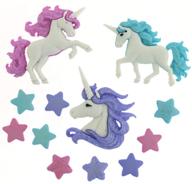 magical unicorns craft sewing buttons by jesse james buttons: dress it up logo