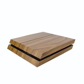 img 2 attached to 🎮 High-quality Wood Effect Walnut Vinyl Wrap for PS4 Console and Controllers - Enhance and Protect Your PlayStation 4