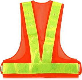 img 3 attached to kwmobile LED Light Safety Vest: Enhance Visibility at Night with Reflective Stripes and Warning Reflector Clothing