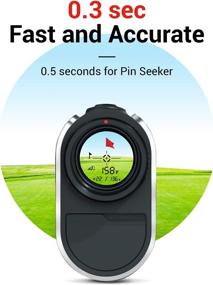 img 3 attached to FineCaddie UPL100: Premium 0.3 Sec Fast Golf Laser Range Finder with 1093Yard Range, Slope Mode, Pin Lock Technology, Vibration Alert, USB C-Type Rechargeable & 6X Magnification - Includes Case