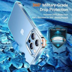 img 1 attached to 📱 TORRAS Прозрачный матовый чехол для iPhone 13 Pro Max - серия Mist, не желтеющий и ударопрочный.