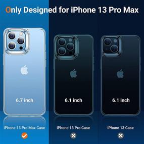 img 3 attached to 📱 TORRAS Matte Clear iPhone 13 Pro Max Case - Non-Yellowing & Shockproof Mist Series