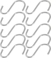 🧷 pack of 10 silver hanging hooks hanger - uxcell a12080800ux0442 логотип