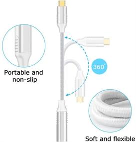 img 2 attached to Адаптер USB C к Mini DisplayPort, адаптер Thunderbolt 3 Type-C к Mini DisplayPort 4K@60Hz & Nylon, совместим с MacBook Pro 2016-2020/Air, ChromeBook Pixel, iPad Pro 2018-2020, Galaxy S8/S9 и другими