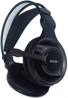 a4tech hs-100 stereo gaming headset with powerful 50mm driver for enhanced pc, xbox, and ps4 gaming experience logo