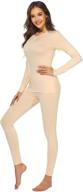 ekouaer womens thermal underwear stretch logo