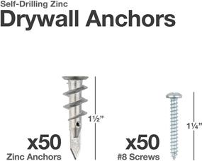 img 2 attached to 🔩 Optimal Drywall Anchors for Superior Drilling Experience