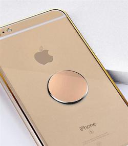 img 3 attached to 📱 Золотая круглая металлическая пластина Sakula для магнитного держателя телефона в автомобиле