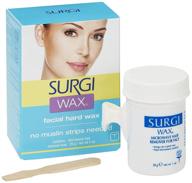 🧖 surgi-wax facial hard wax 1 oz.: unbeatable hair removal solution for the face logo