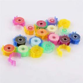 img 4 attached to Sewing Tool Accessory: 40pcs/Pack Color Thread Clips Holder - Small Clips for Sewing Bobbins