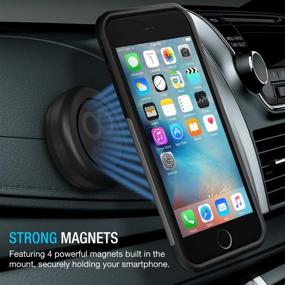 img 2 attached to Maxboost Magnetic Car Mount (3-Pack): Universal Dashboard Holder for iPhone 13 12 11 Pro Max XS X SE 8 Plus, Galaxy S21 S20 Ultra, S10, Note, HTC, Pixel, LG, Huawei, Nokia, Moto - Works with Most Cases!
