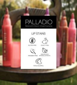 img 2 attached to 💄 Palladio Lip Stain - Hydrating, Waterproof & Long-lasting Matte Color | Smudge-proof Natural Finish | Precise Chisel Tip Marker | Berry (LIS06)
