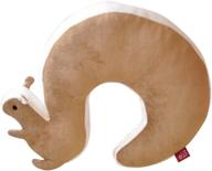 remeehi neck pillow: cute plush squirrel cushion - funny nap pillow for traveling coffee delights logo