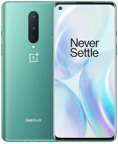 img 3 attached to 📱 OnePlus 8 Glacial Green 5G Unlocked Android Smartphone US Version, 8GB RAM+128GB Storage, 90Hz Fluid Display, Triple Camera, Alexa Built-in