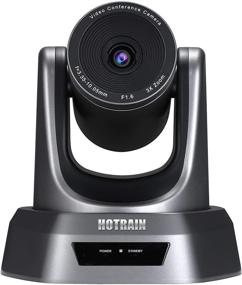 img 4 attached to Камера для конференций Hotrain с 3-кратным оптическим зумом, Full HD 1080p USB PTZ видеоконференции камера для деловых встреч, конференций, записи звонков с Mac-ноутбуков и стационарных ПК