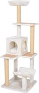 catry complex cat tree: a luxurious all-in-one cat furniture with cat hammock, scratching post, and cat house - keeps your kitten entertained and engaged! logo