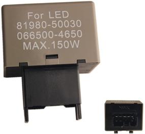 img 4 attached to 🔌 DEWHEL 8-контактный светодиодный реле вспышки: исправляет светодиодные лампочки поворотника для Lexus Scion Toyota.