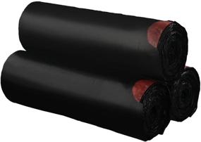 img 4 attached to 🗑️ High-Quality Begale 6 Gallon Drawstring Trash Bags, Black - 110 Count Pack