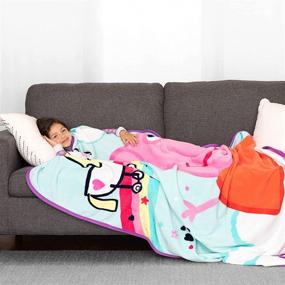 img 3 attached to Cozy up with Franco Kids Bedding Super Soft Plush Micro Raschel Blanket featuring Peppa Pig, 62 in x 90 in