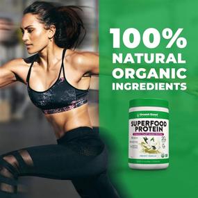 img 1 attached to 🌱 Immune Support Superfood Protein Powder – Plant-Based Protein + Greens for Lean, Organic, Vegan, Keto, Paleo Lifestyles – Lactose-Free, No Sugar, Low Calorie, Non-GMO, Gluten Free – Creamy Vanilla (20 Servings)