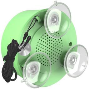 img 1 attached to 🚿 Enjoy Music in the Shower with the BALDR Waterproof Wireless Shower Radio Green (Bathroom Speaker)