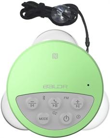 img 3 attached to 🚿 Enjoy Music in the Shower with the BALDR Waterproof Wireless Shower Radio Green (Bathroom Speaker)