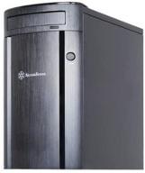 💻 streamlined silverstone sg04b f: premium aluminum computer tower with advanced structure logo