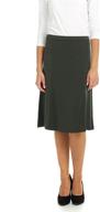 👗 esteez florence women's modest knee length a-line skirt logo