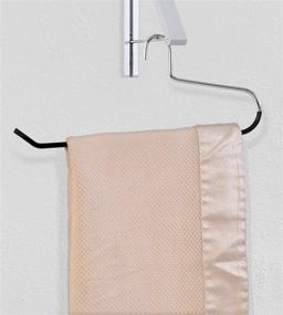 img 1 attached to 🧺 Efficient Closet Organization: Set of 6 Heavy Duty Blanket Hangers for Quilts, Comforters, Bedding, and More