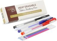 🖍️ madam sew heat erasable fabric marking pens: quilting, sewing, and dressmaking - complete 4 piece set + 4 refills logo