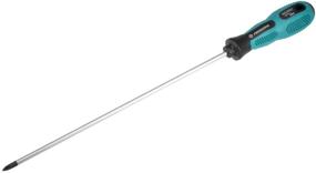 img 4 attached to 🪚 uxcell #1 Phillips Screwdriver with 10-Inch Round Shaft and Non-Slip Comfort Grip Handle