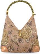 👜 stylish vintage embroidered handbag: women's shoulder bag with wallet in shoulder bags collection logo