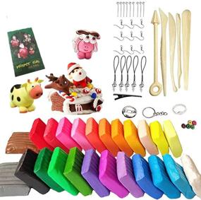 img 4 attached to 🎨 Ultimate 24-Color Polymer Clay Kit: Baken Soft Clay, Oven Baking with Sculpting Tools, Accessories, and Storage Box - Ideal for DIY Clay Crafts, Perfect Gifts!