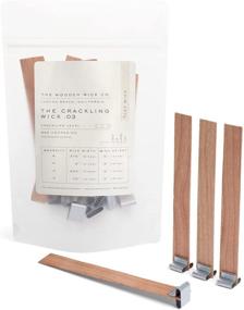 img 2 attached to 🔥 Wood Wick Kit: 4 Sizes with Clips by Original Wood Wick Co. - Authorized Distributor