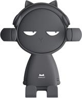 🚗 aiwalot cute cartoon car phone holder: girly design, one-touch air vent mount for iphone 12 xs max xr and more (black2) logo