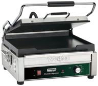 🔥 waring commercial wfg275 full-size 14x14 flat toasting grill, 120v, 1800w, 5-15 phase plug логотип