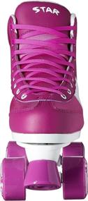 img 3 attached to 🌟 Epic Skates Epic Star Pegasus Purple Quad Roller Skates - Perfect for Indoor and Outdoor High-Top Quad Roller Skating