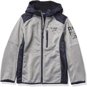 img 4 attached to 🧥 Boys' 14-16 Reebok Soft Woven Jacket - Clothing, Jackets, and Coats