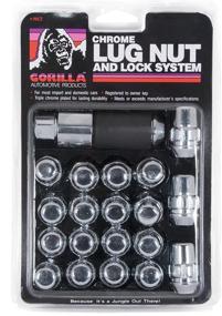 img 3 attached to 🦍 Gorilla Automotive 91773 Acorn Bulge Chrome Lug Nut and Lock System - 7/16" Thread Size