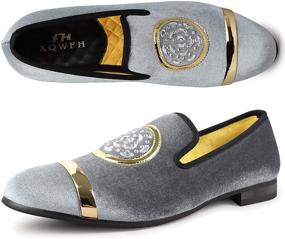 img 2 attached to 👞 Glitter Wedding Fashion Men's Loafers XQWFH in Loafers & Slip-Ons