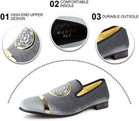 img 1 attached to 👞 Glitter Wedding Fashion Men's Loafers XQWFH in Loafers & Slip-Ons