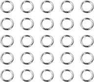 💍 sleek souarts: 500pcs 6mm 20 gauge closed jump rings in silver - ideal for jewelry making logo