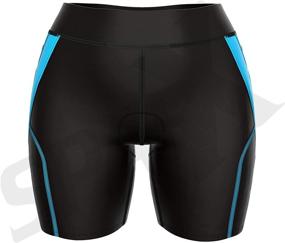 img 2 attached to Enhance Your Performance with Sparx Performance Women Triathlon Shorts - Premium 7” Tri Shorts for Women!