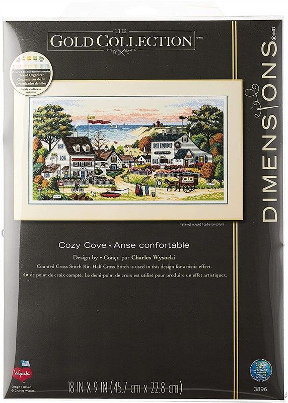 dimensions needlecrafts counted cross stitch sewing 로고