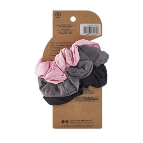img 3 attached to Planet Sustainable Elastic Scrunchies Neutral