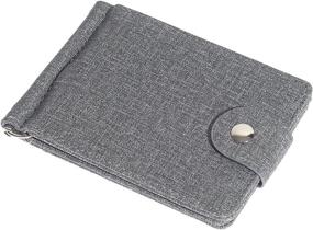 img 4 attached to 👝 CKLT Wallet Linen Color: Sleek Minimalist Men's Accessory for Style and Function